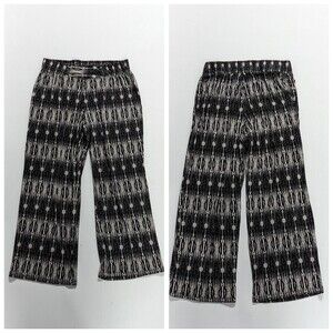 Premise Studio 1X Black & White High Waisted Palazzo‎ Pants